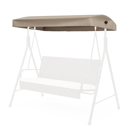 Frienda replacement canopy top for GCS00229C in beige with durable polyester fabric.