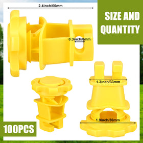 Frienda screw-in post insulator round design for easy installation on posts