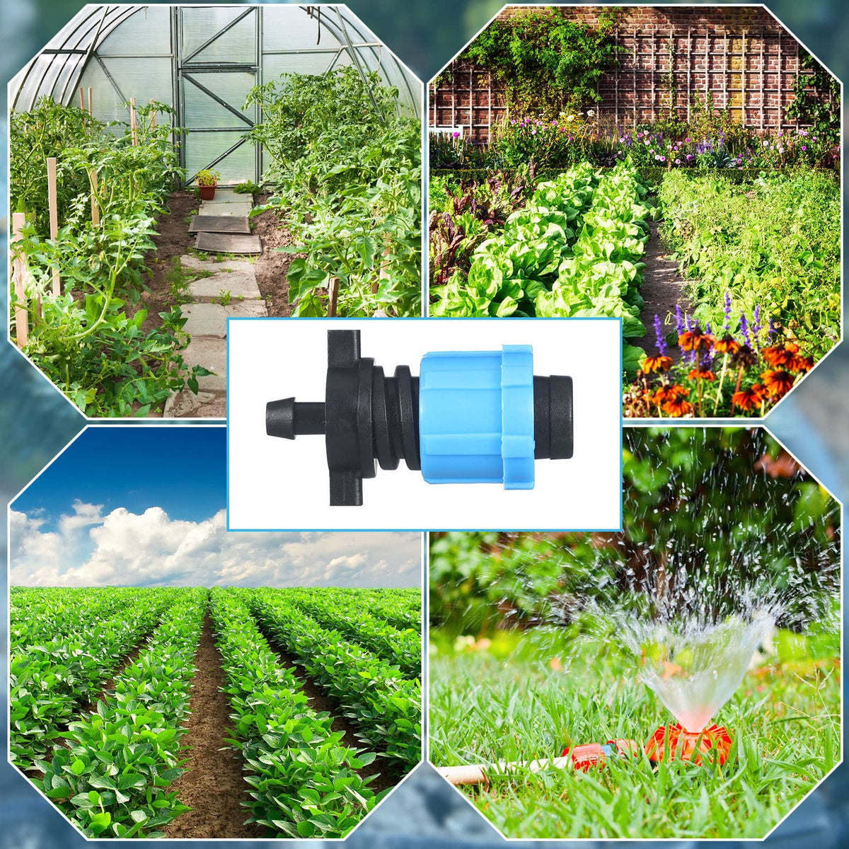 Frienda water-saving irrigation parts designed to minimize waste.