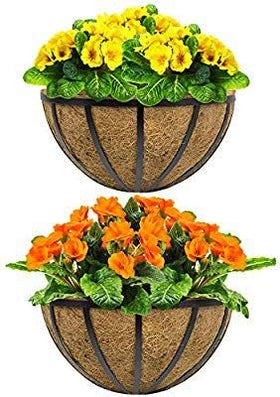 Frillybutts planter trough coco liner supports drainage and moisture balance.