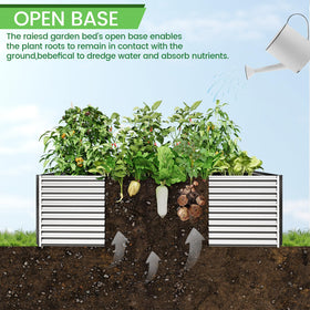 FRIZIONE drainage-focused design with no bottom panel promotes run-off and air flow around roots
