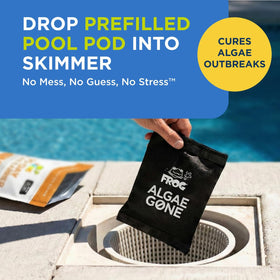 Prefilled Drop 'n Go pods dispensing automatically for easy dosing.