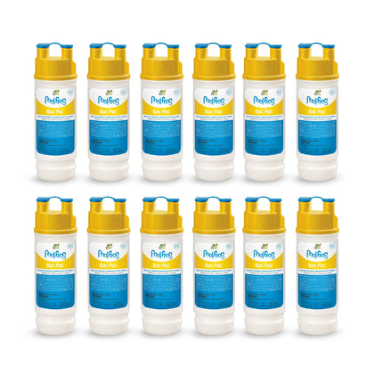 FROG Bac Pac 12-pack packaging shows an easy pool care solution.