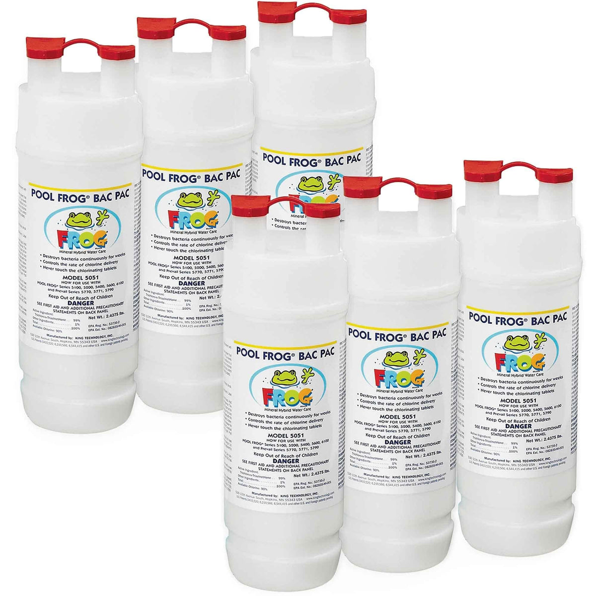 FROG Bac Pac packs extend protection between replacements for clearer water