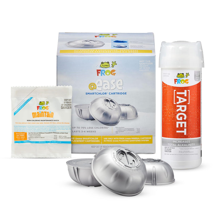 FROG @Ease SmartChlor cartridge 3-pack keeps water consistently sanitized.