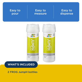 Dissolving powder from FROG JumpH quickly disperses in spa water for timely adjustment