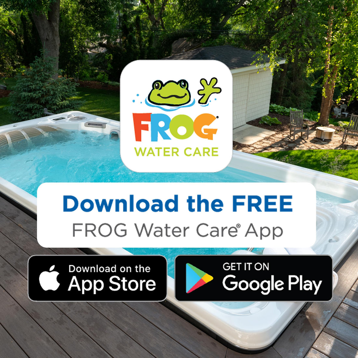 FROG Kick-It with Mineral Technology supports clearer, softer water.