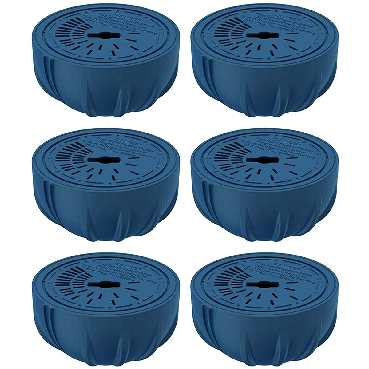 FROG replacement chlorine cartridges six-pack for easy pool upkeep.