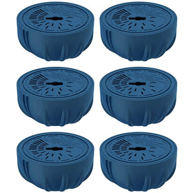 FROG replacement chlorine cartridges six-pack for easy pool upkeep.