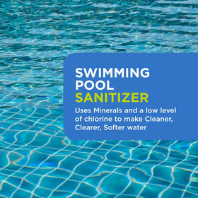 FROG softened water feel during pool use, gentler on skin.