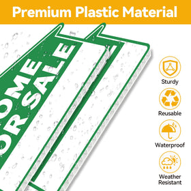 Frohllia directional arrows guide buyers directly to the property.