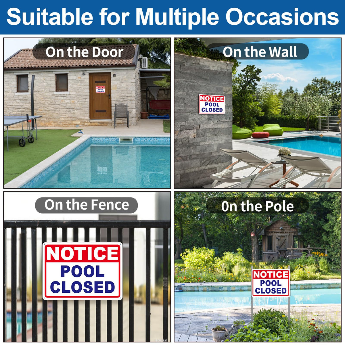 Frohllia professional-looking signage for community pools and HOAs