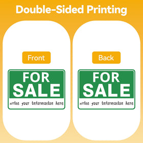 Frohllia two-pack for sale signs ready to place at multiple entrances