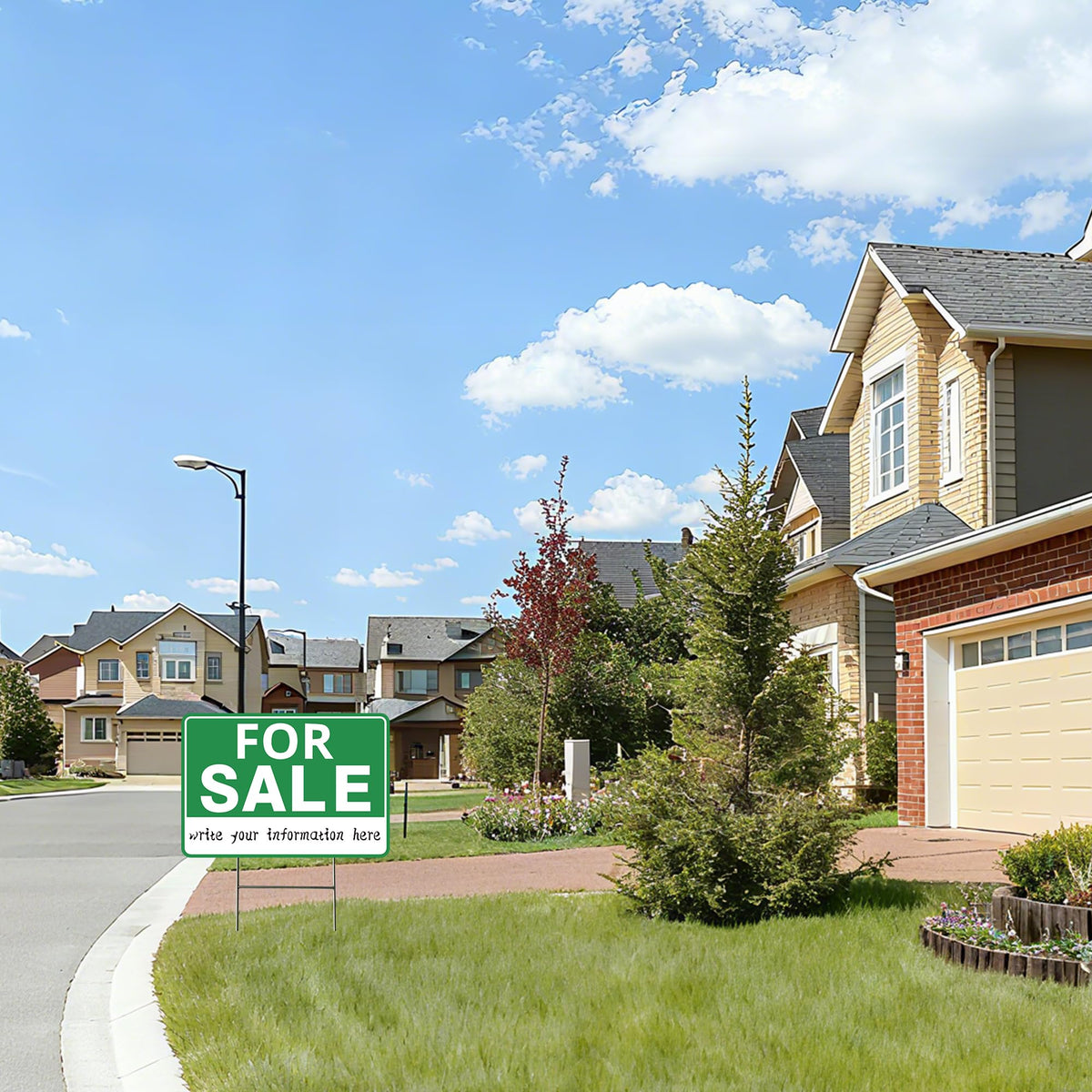 Frohllia bright green color enhances curb appeal and attention