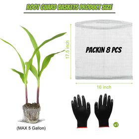 Froidesente 5-gallon root basket assembled for tree and tuber protection.