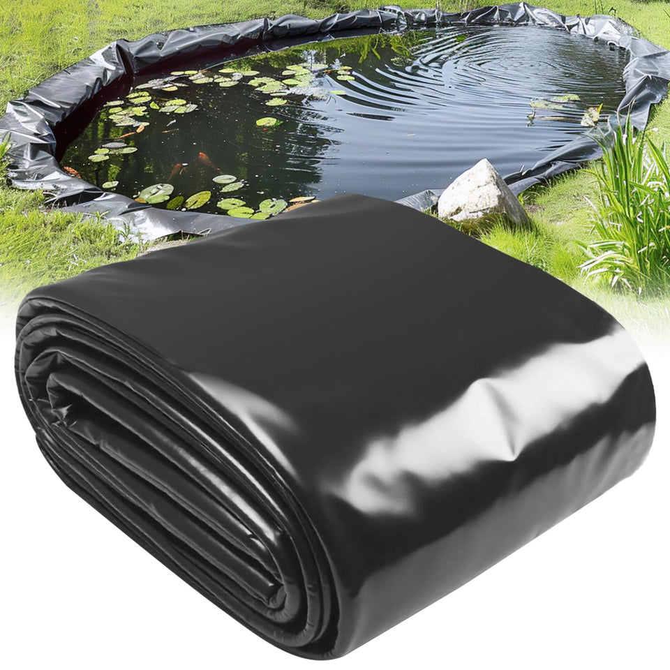 Froidesente 20x25 ft pond liner provides a precise size for custom ponds.