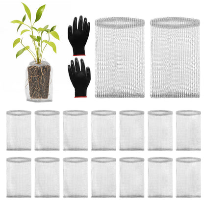 Froidesente root guard baskets set of 16 for 1-gallon planting to shield roots