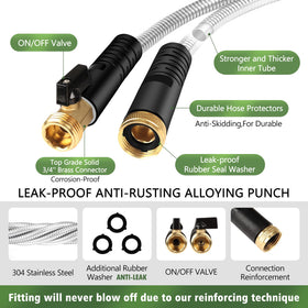 Frojuly solid brass fittings connection shows reliable water flow