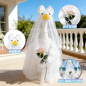 Froklic Garden Goose Decor durable, cute porch outfit for lawn scenes