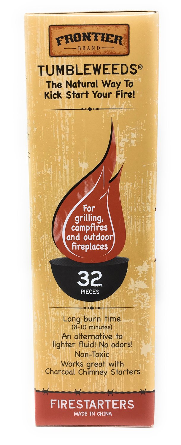 Frontier Tumbleweeds firestarters outdoor use – ideal for campfires and backyard pits
