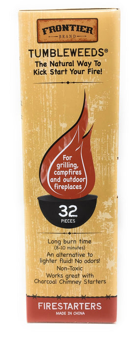Frontier Tumbleweeds firestarters outdoor use – ideal for campfires and backyard pits