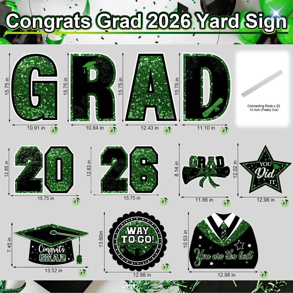 Froova 2026 numbers for high-visibility lawn display