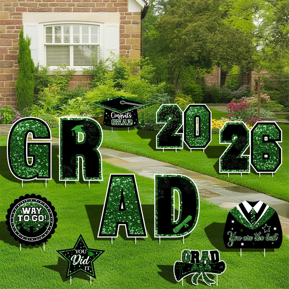 Froova complete yard sign backdrop for graduation celebrations