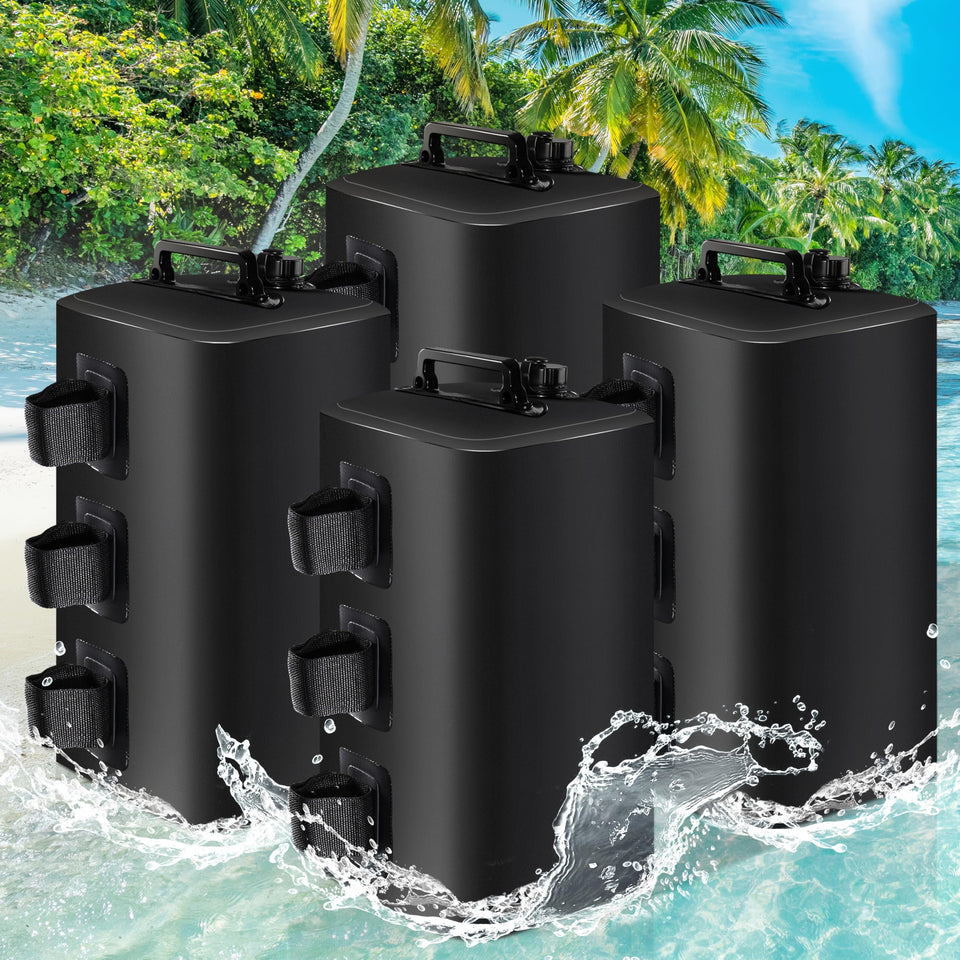 FRUITEAM canopy weights 4x25L bags provide stable support for canopies.