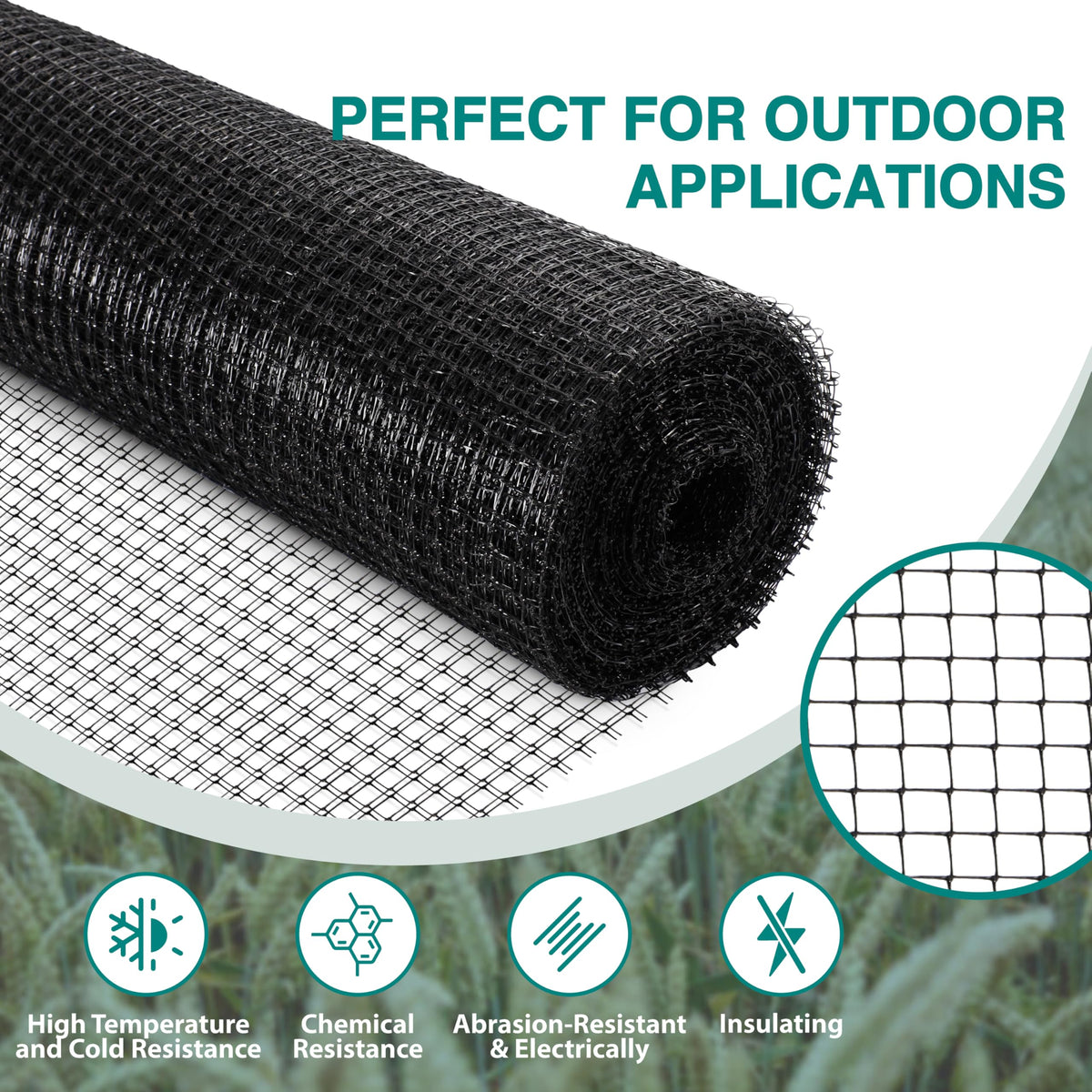 FRUITEAM durable-material deer fence netting offers long-term outdoor performance.
