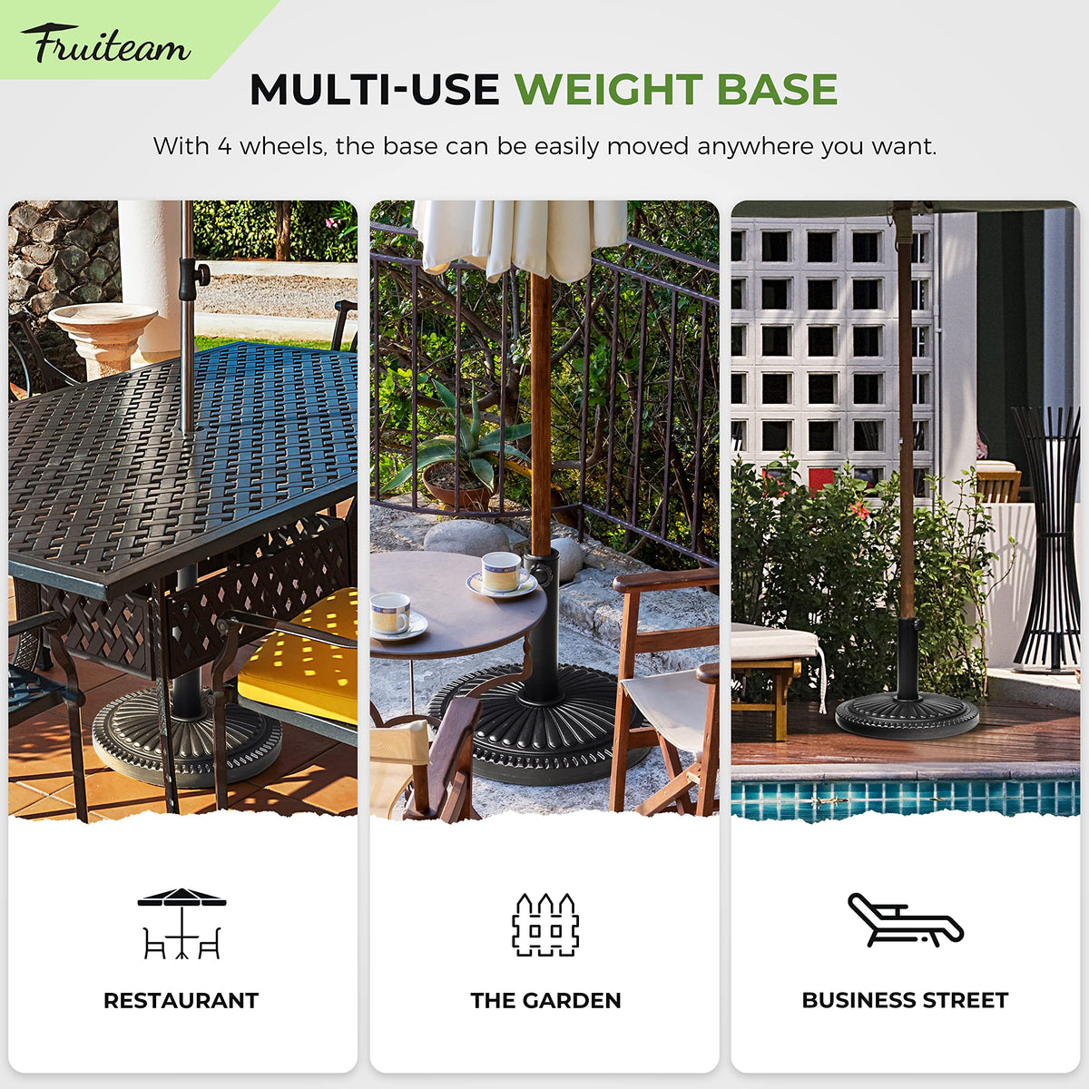FRUITEAM easy-clean sunflower-base surface for low-maintenance aesthetics.