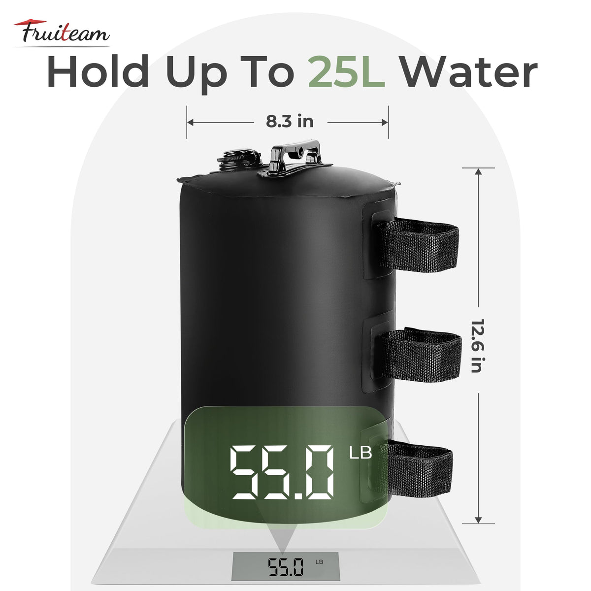 FRUITEAM leak-proof 500D PVC emphasizes durability and spill-free performance
