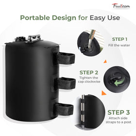 FRUITEAM tent leg fit 35-50mm shows universal compatibility for many frames