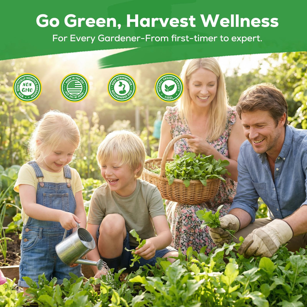 Fruivity arugula seeds thrive in cool seasons, great for spring and fall gardens
