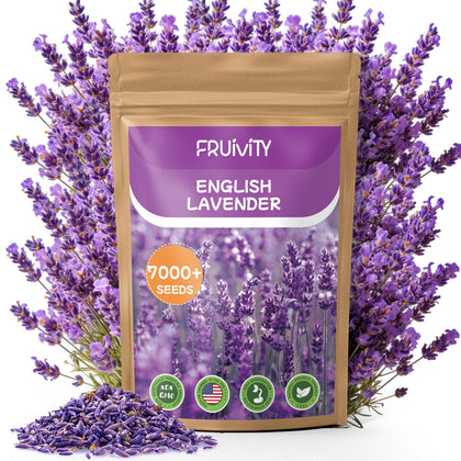 Fruivity lavender seeds large packet front for easy planting and fragrant blooms.