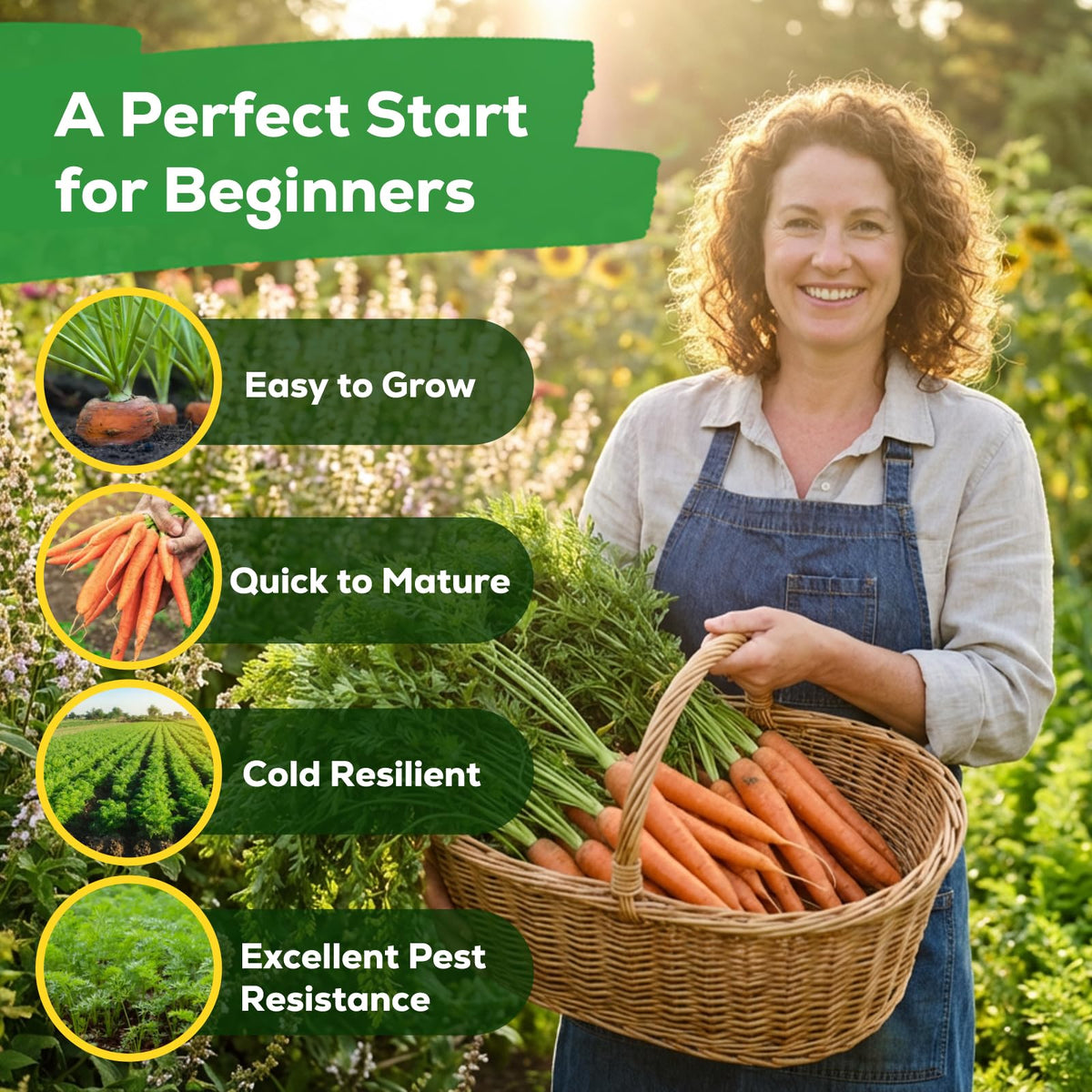 Fruivity Scarlet Nante carrots harvest shows bright orange color and crisp texture.