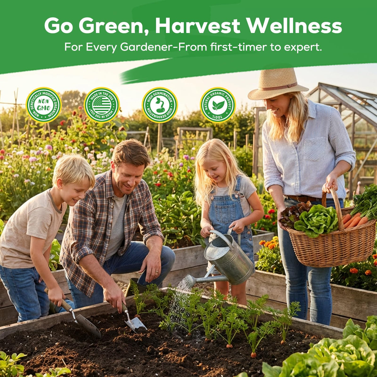 Fruivity seed close up highlights non-GMO open-pollinated features for organic gardens.