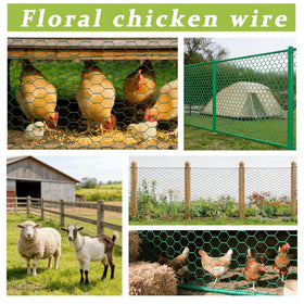Frukwoc flower grid for vase keeps stems securely in place.