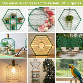 Frukwoc pet protective chicken wire helps contain pets and deter pests.