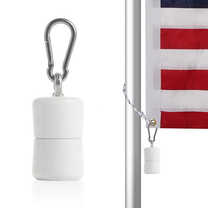 Frunke 1.5 lb flag weight attached to the bottom of the flag for stable display