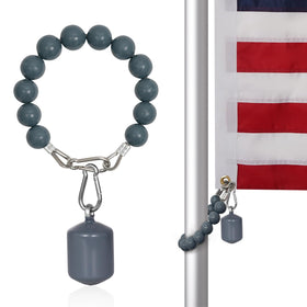 Frunke flag weights 3 lb on a tall pole stabilizing the flag for a crisp display