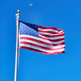 Frunke flagweights suitable for residential, commercial, and government displays