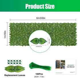 FRURIPPY ivy privacy fence image showing outdoor-ready privacy screen installation.
