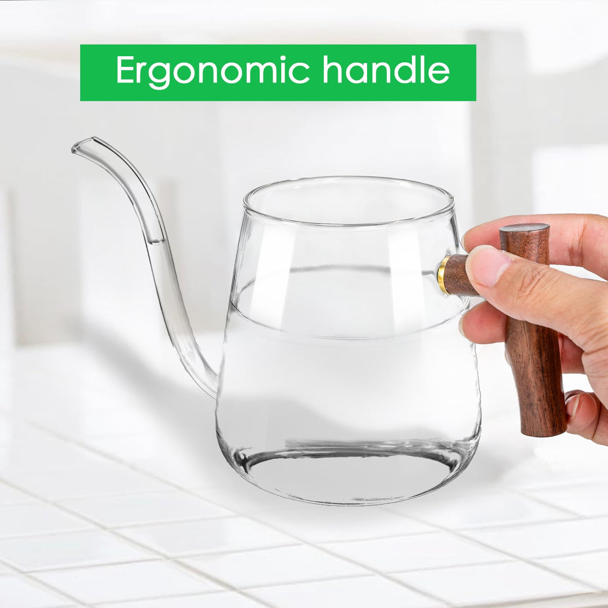 FrutPunch wooden handle provides comfortable one-handed use.
