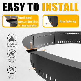 Fruyyzl durable steel construction endures weekly bonfires with minimal wear