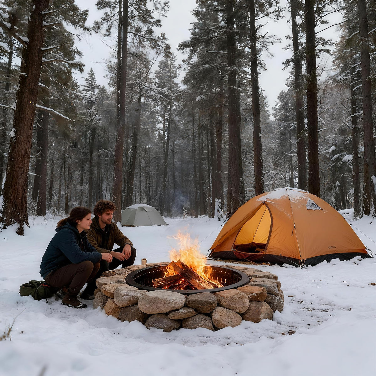 Fruyyzl durable fire pit ring serves as a reliable centerpiece for outdoor spaces