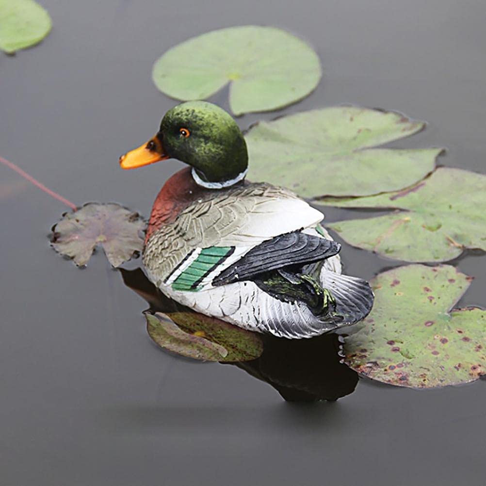 Frymmx fake Mandarin ducks for backyard decoration and playful accents