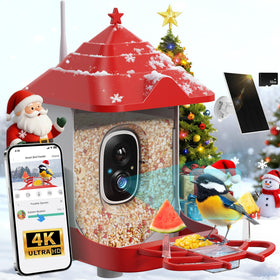 Frzgat Smart Bird Feeder camera view enables real time watching and AI ID