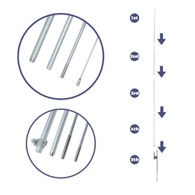 FSFLAG durable aluminum and aviation-grade fiberglass construction for tough weather.