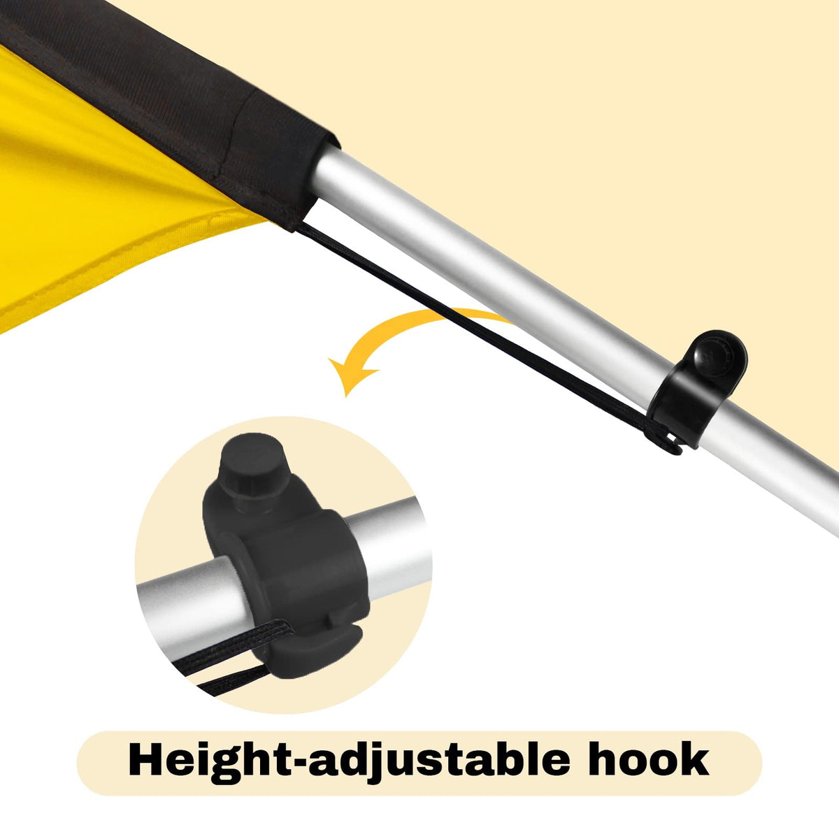 FSFLAG easy to assemble and disassemble for portable setup.