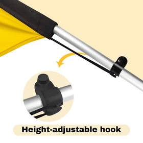 FSFLAG easy to assemble and disassemble for portable setup.